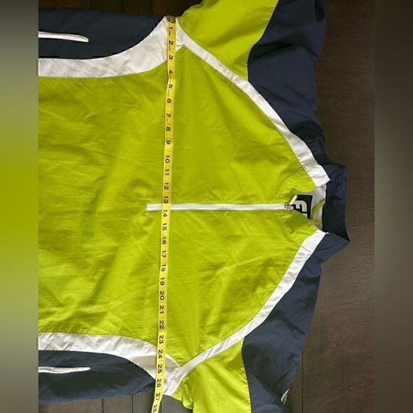 FootJoy Mens XL Half ZIP Multicolor Windbreaker Des Moines Golf - Picture 3 of 7